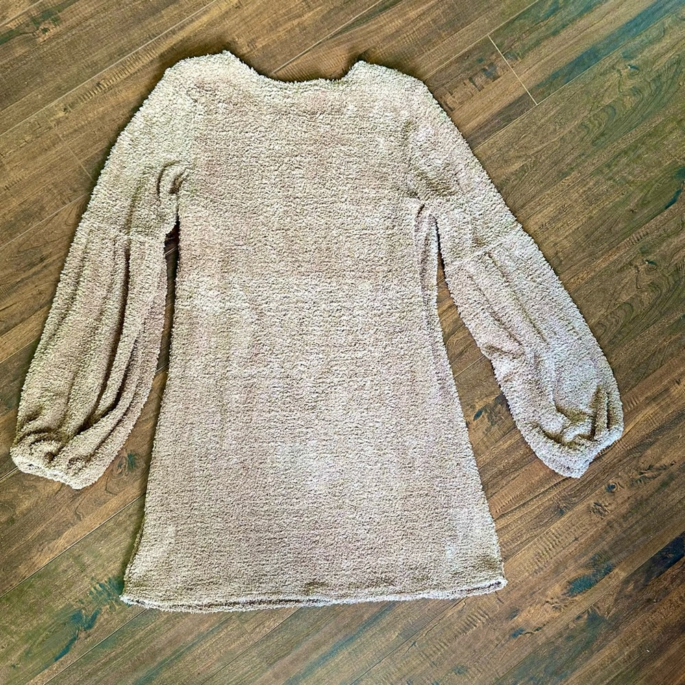 VICI Winter Date Night Chenille Ballon Sleeve Mini Dress NWT - Picture 10 of 10